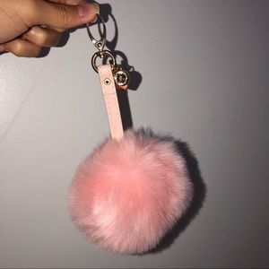 ‼️SOLD‼️Puff Ball Keychain w/ Charms